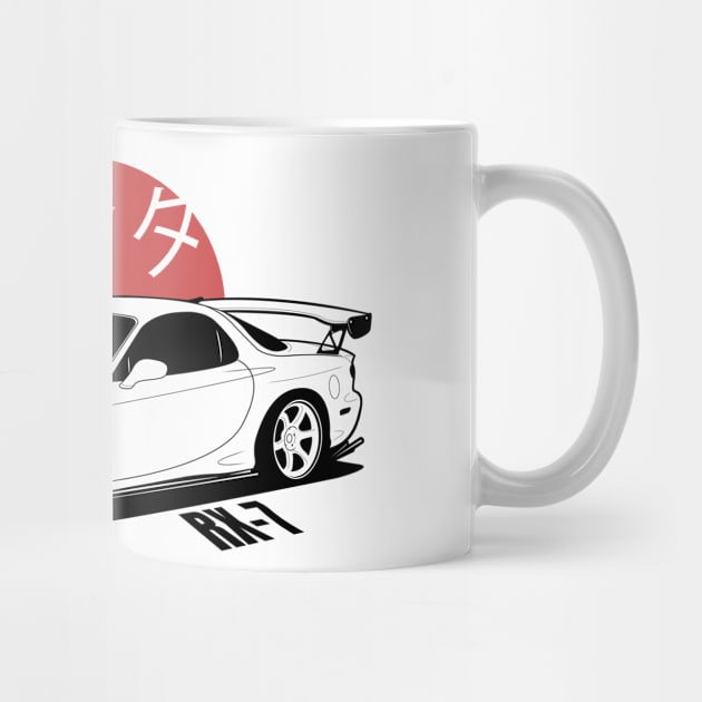 JDM - RX7 FD - CarCorner by CarCorner - Automotive Artwork